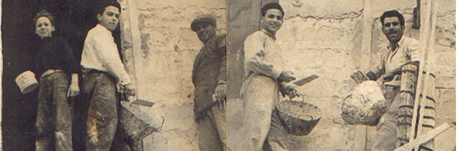 The Ibba family at work — Italy, late 1950s