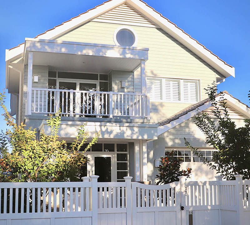 Hamptons-style custom home in Cottesloe