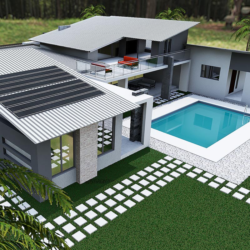 Sustainable contemporary build with PV, Floreat